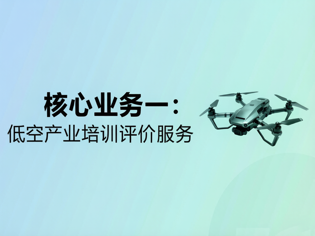 核心业务一：低空产业培训评价服务
